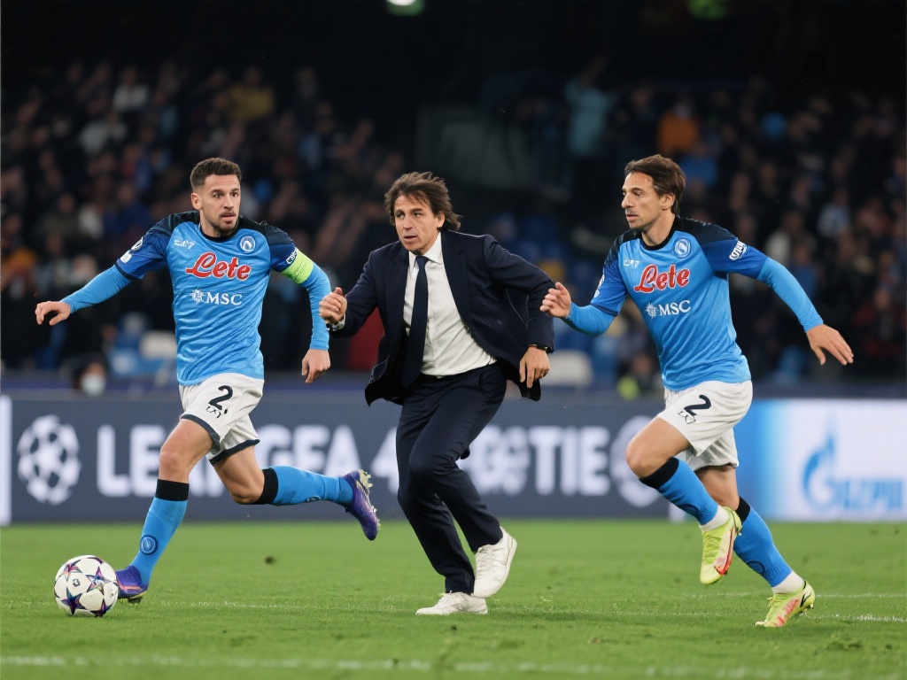 不仅仅是在国内联赛，那不勒斯在欧洲赛场同